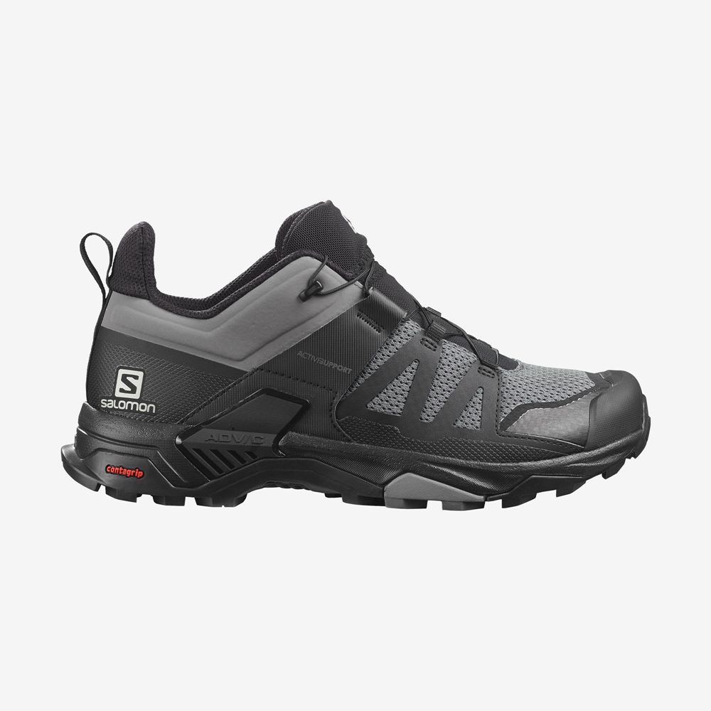 Chaussures De Randonnée Salomon Homme Noir - Salomon X ULTRA 4 - France (9650-LZHKA)